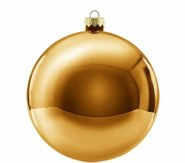Kerstbal rond 40 cm Goud glans